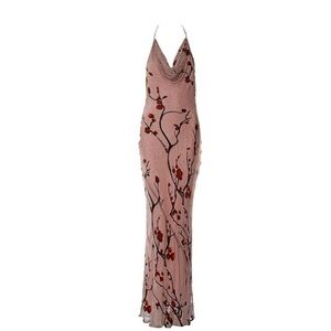 Dianne-Freis pink beaded gown